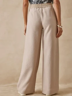 Femme Daxon Pantalon large aspect froissé