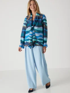 Femme Daxon Pantalon large en crêpe