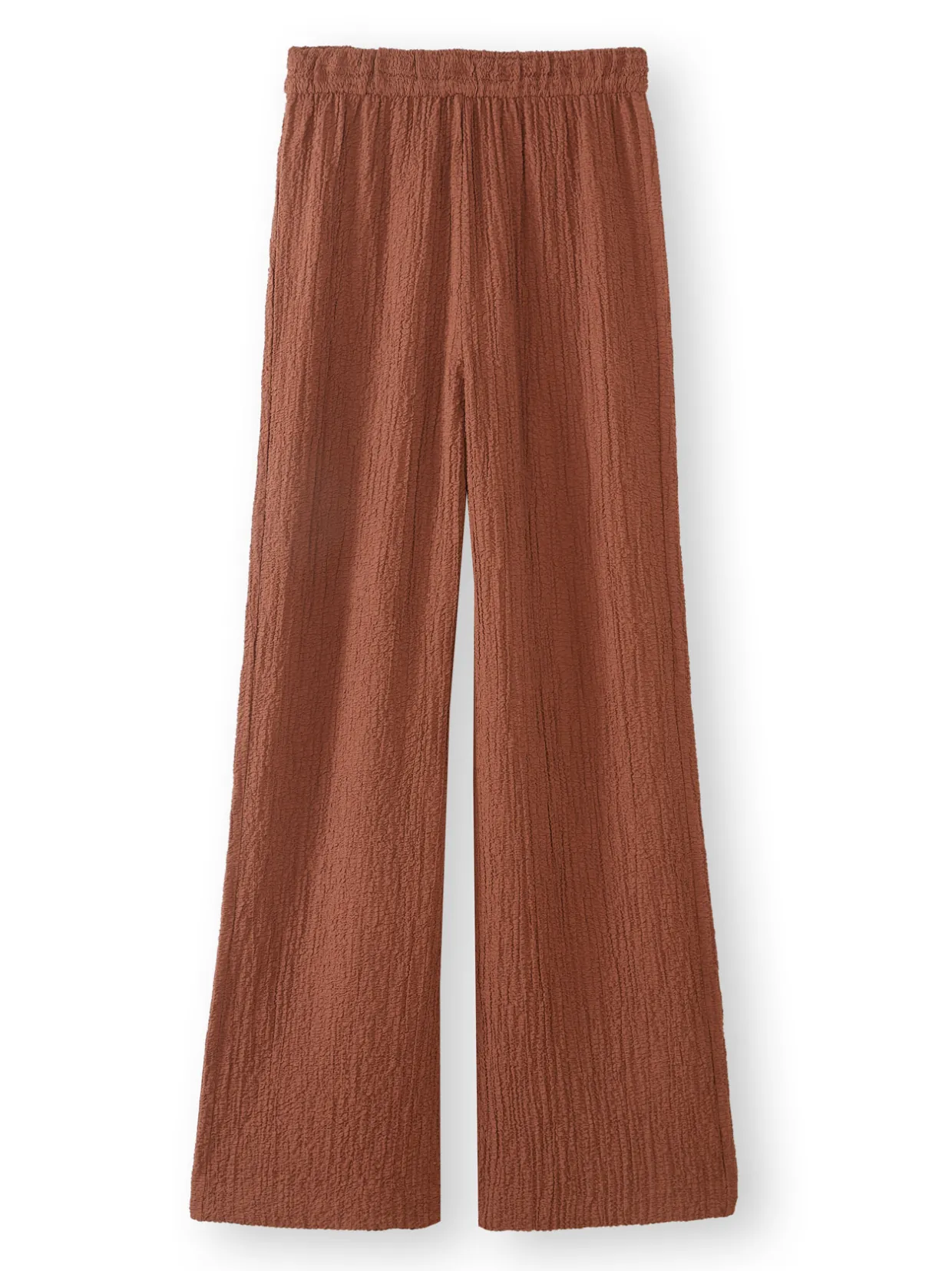 Femme Daxon Pantalon large en seersucker