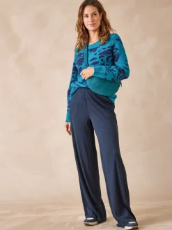 Femme Daxon Pantalon large et droit