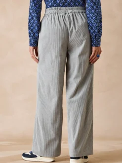 Femme Daxon Pantalon large velours côtelé