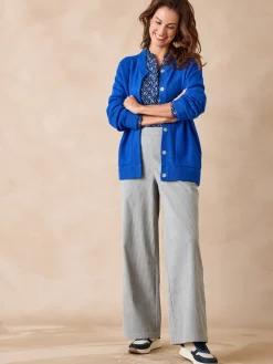 Femme Daxon Pantalon large velours côtelé