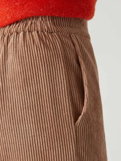 Femme Daxon Pantalon large velours côtelé