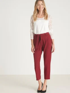 Femme Daxon Pantalon élastiqué en maille