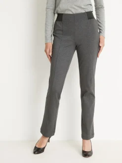 Femme Daxon Pantalon élastiqué en maille milano
