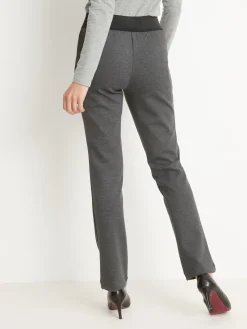 Femme Daxon Pantalon élastiqué en maille milano