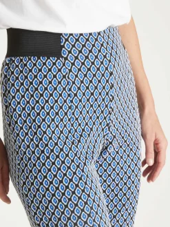 Femme Daxon Pantalon élastiqué en maille milano