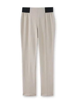 Femme Daxon Pantalon élastiqué en maille milano