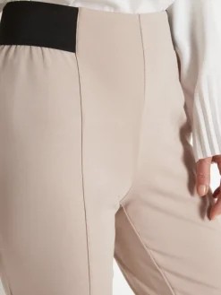 Femme Daxon Pantalon élastiqué en maille milano