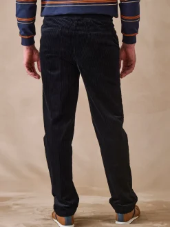 Homme Daxon Pantalon élastiqué en velours 200 raies