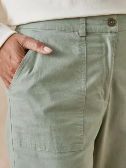 Femme Daxon Pantalon 7/8ème en toile extensible