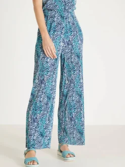 Femme Daxon Pantalon 7/8ème large plissé permanent