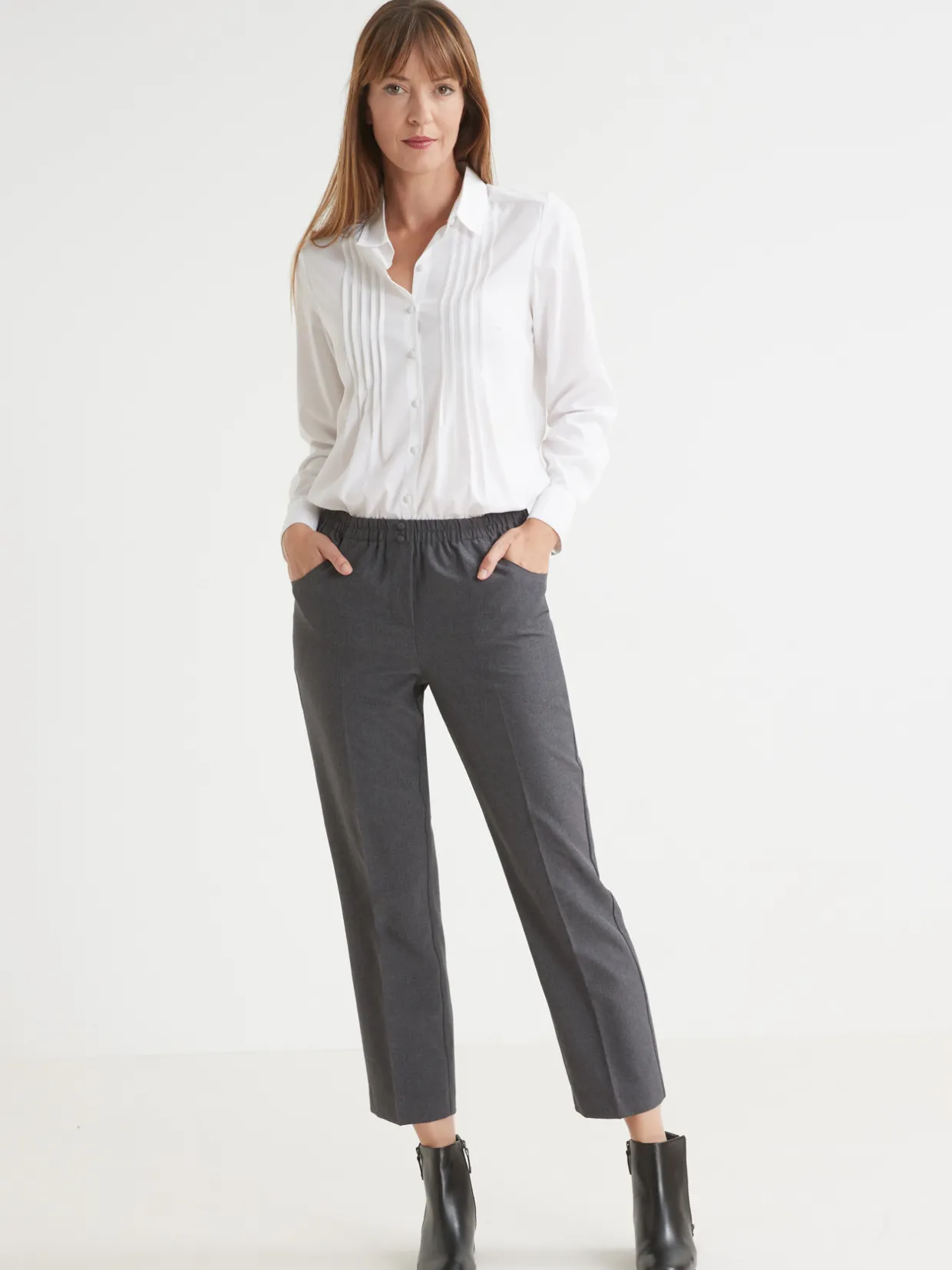 Femme Daxon Pantalon 7/8ème élastiqué
