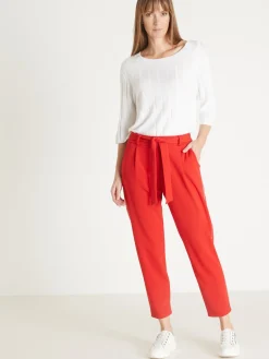 Femme Daxon Pantalon raccourci élastiqué
