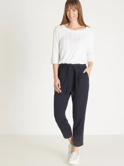 Femme Daxon Pantalon raccourci élastiqué