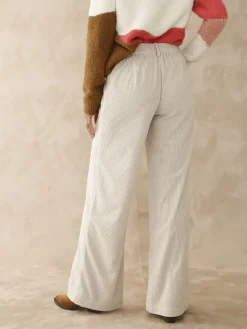 Femme Daxon Pantalon évasé en velours côtelé