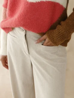 Femme Daxon Pantalon évasé en velours côtelé