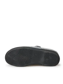 Femme Pédiconfort Pantoufles babies fourrées à scratch