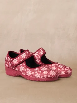 Femme Pédiconfort Pantoufles ballerines à scratch