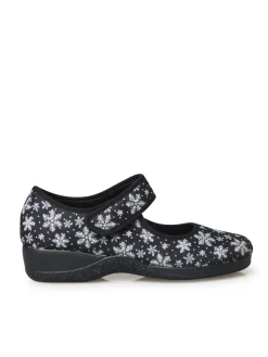 Femme Pédiconfort Pantoufles ballerines à scratch