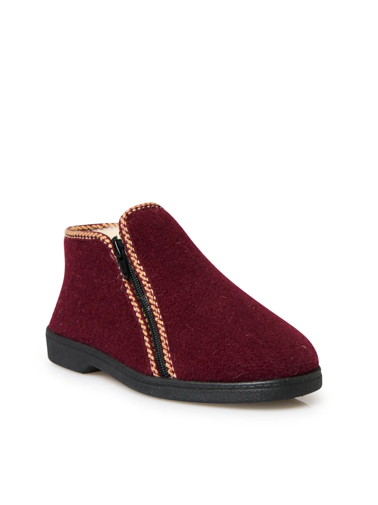 Femme Pédiconfort Pantoufles bottillons doublées 80% laine