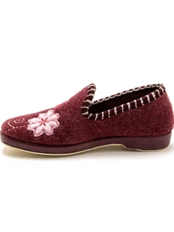 Femme Pédiconfort Pantoufles brodées