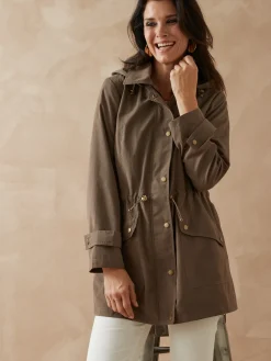 Femme Daxon Parka déperlante à capuche amovible