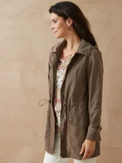 Femme Daxon Parka déperlante à capuche amovible