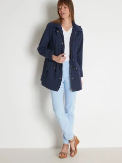 Femme Daxon Parka déperlante à capuche amovible