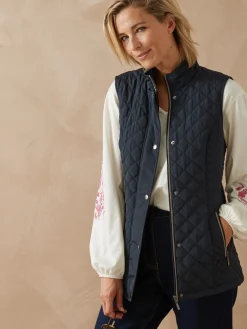 Femme Daxon Parka déperlante matelassée sans manches