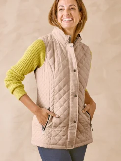 Femme Daxon Parka déperlante matelassée sans manches