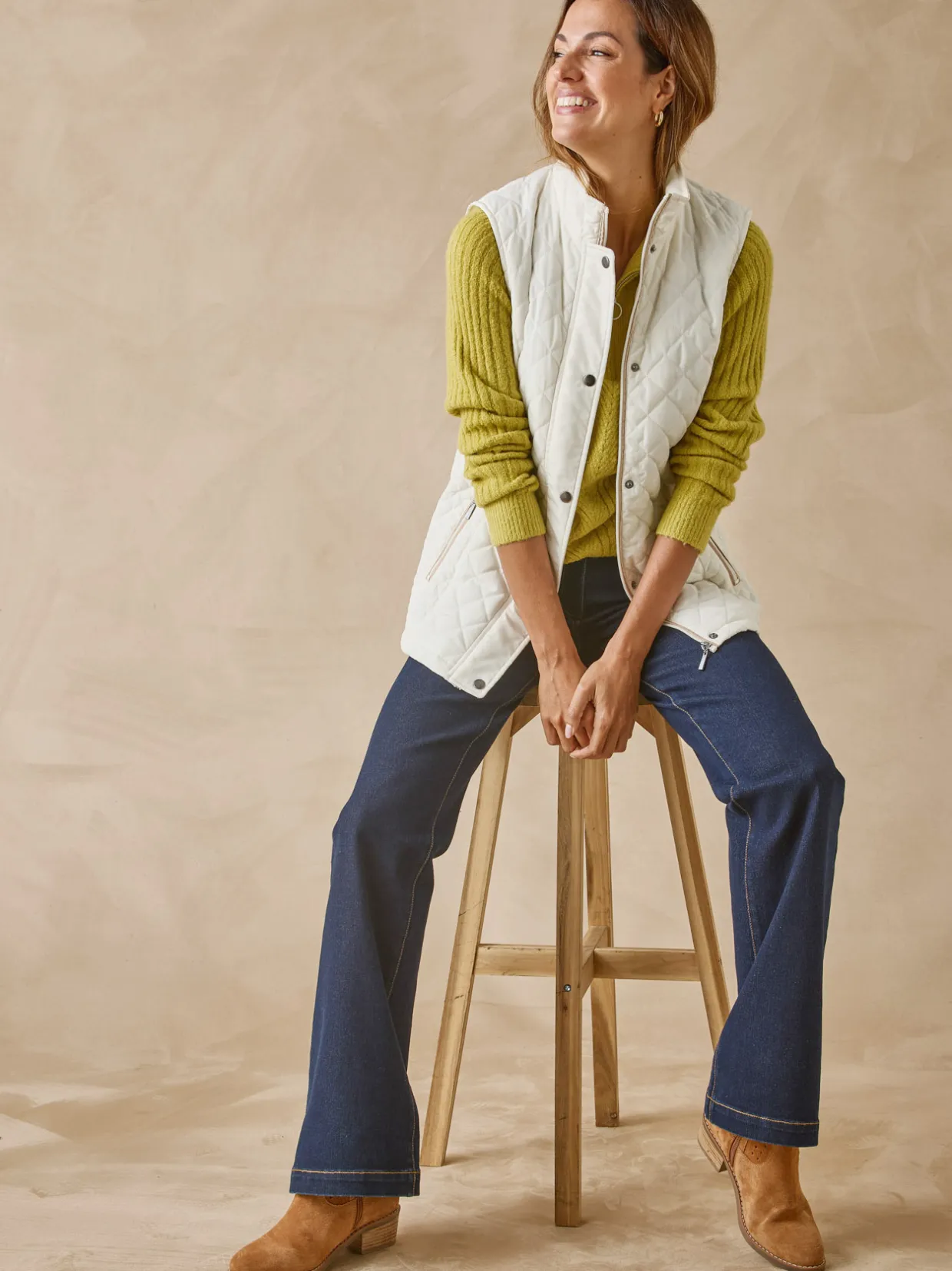 Femme Daxon Parka déperlante matelassée sans manches