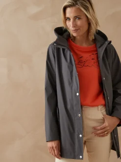 Femme Daxon Parka imperméable à capuche