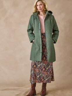 Femme Daxon Parka longue matelassée déperlante