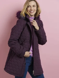 Femme Daxon Parka matelassée courte en microfibre