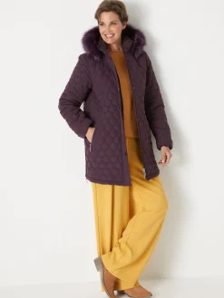 Femme Daxon Parka matelassée courte en microfibre