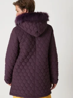 Femme Daxon Parka matelassée courte en microfibre