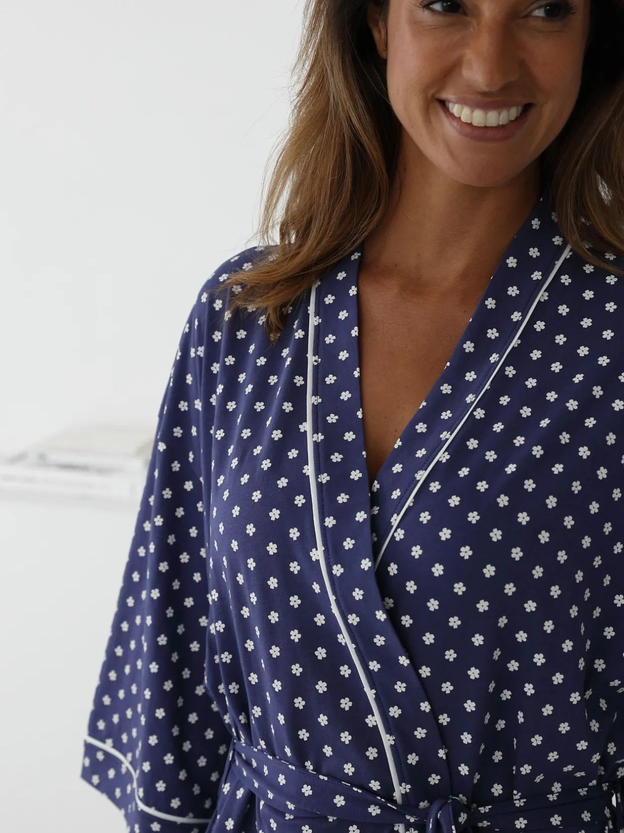 Daxon Peignoir kimono en maille