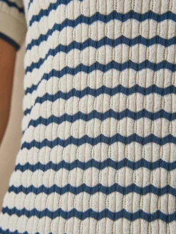 Femme Daxon Polo en maille jacquard fantaisie