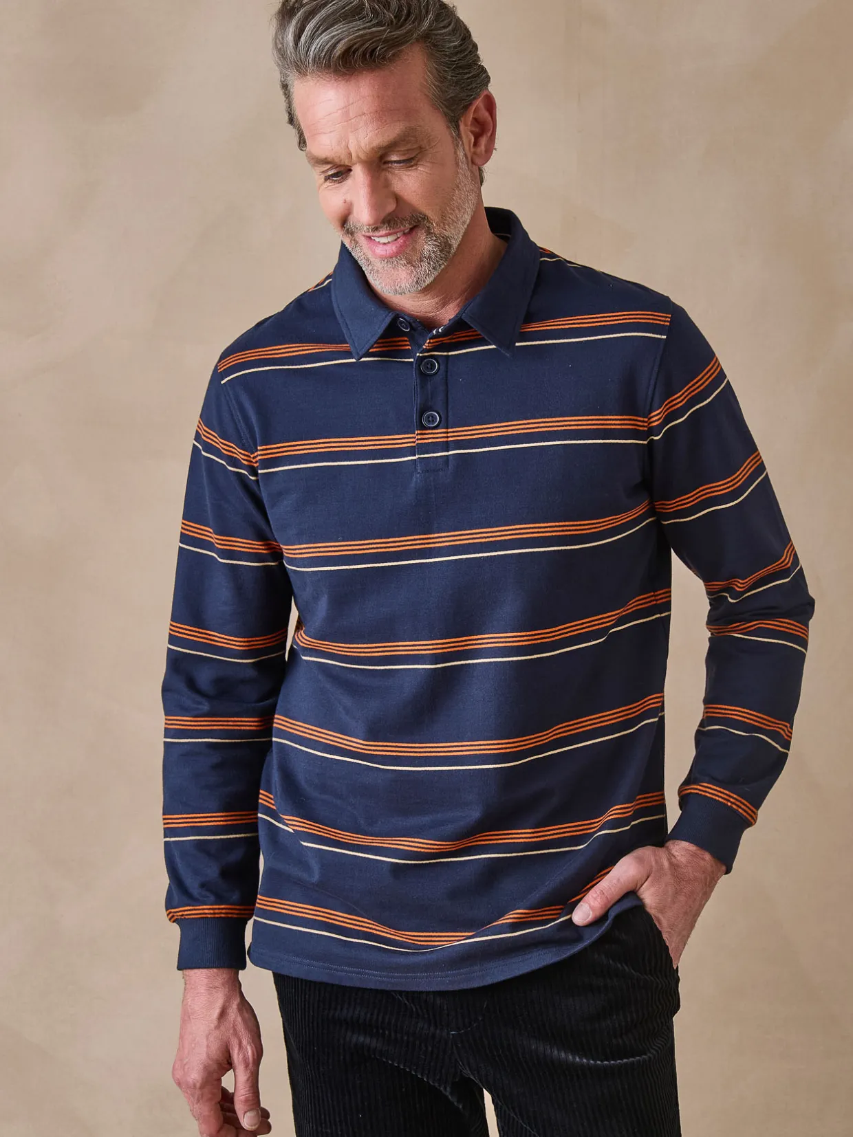 Homme Daxon Polo manches longues