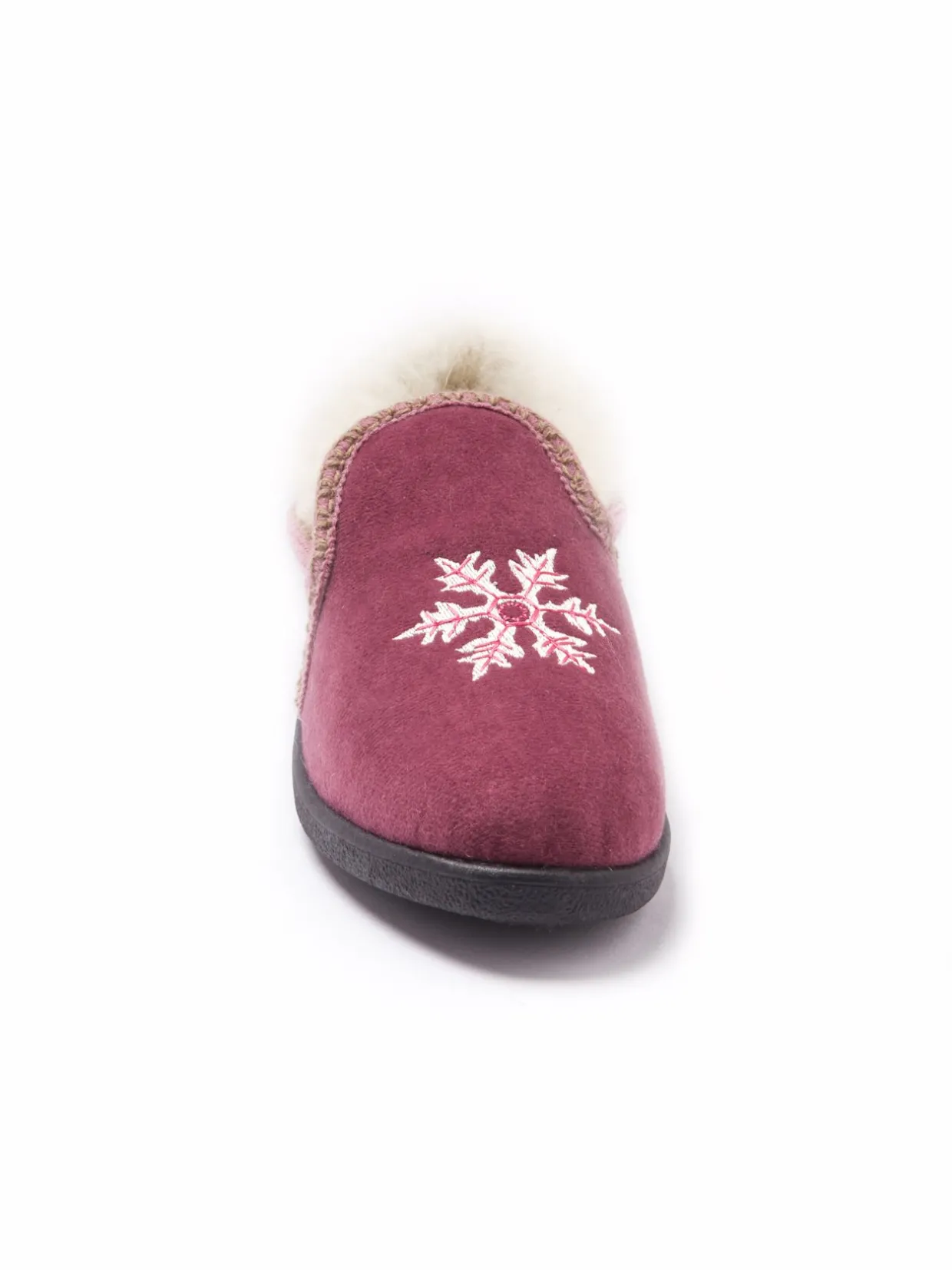 Femme Pédiconfort Poulaines fourrées laine majoritaire