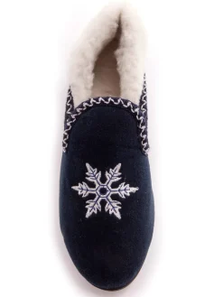 Femme Pédiconfort Poulaines fourrées laine majoritaire