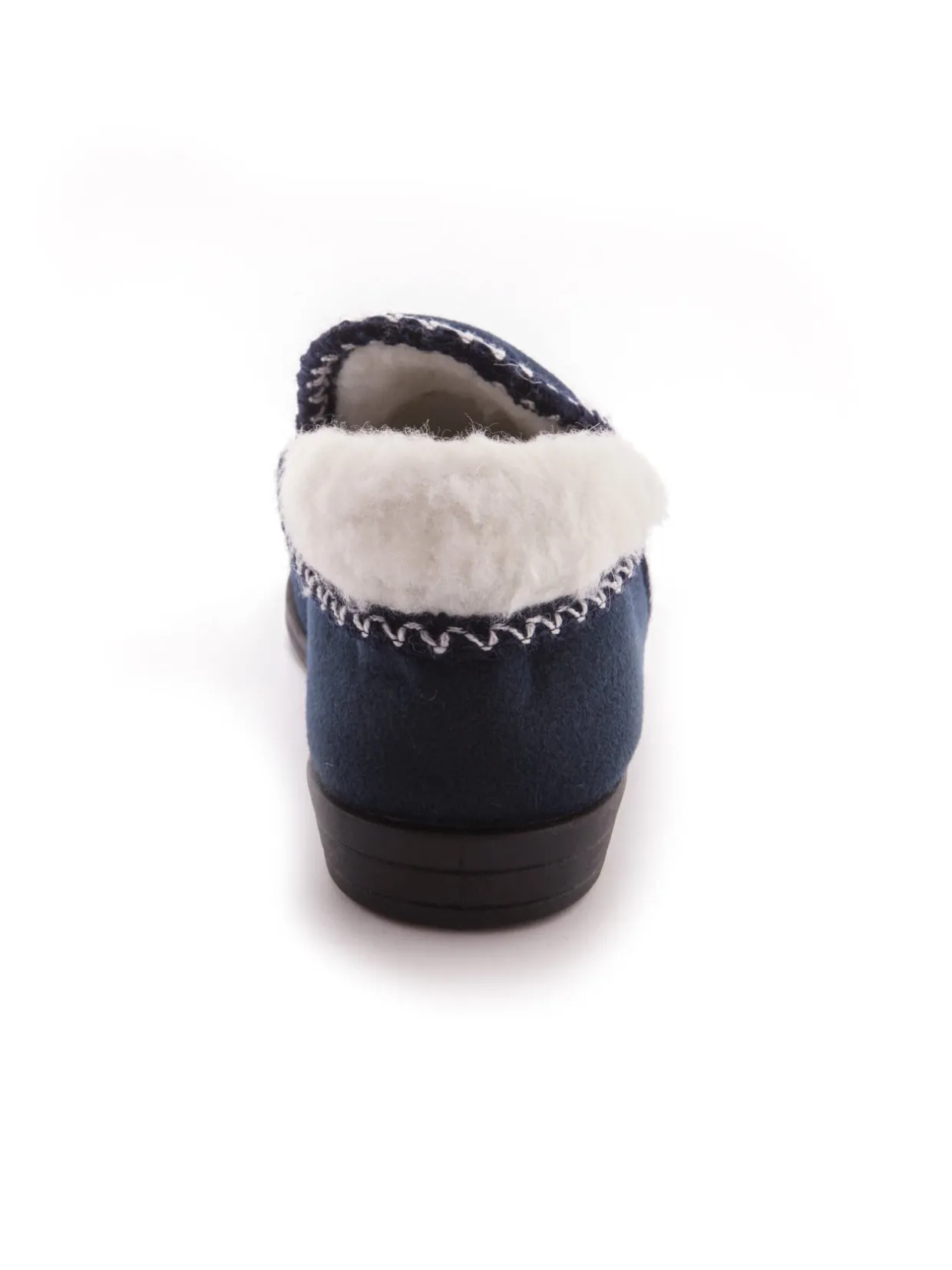 Femme Pédiconfort Poulaines fourrées laine majoritaire