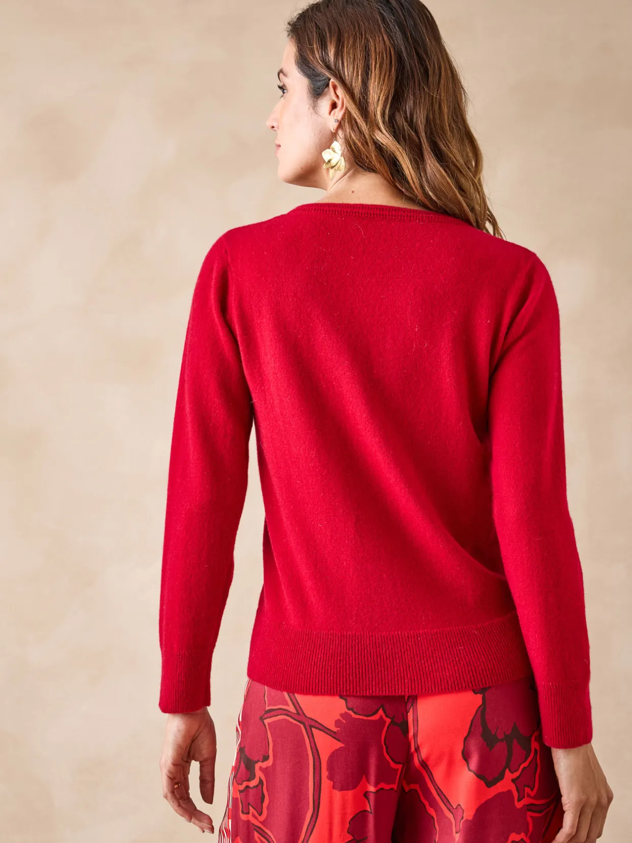 Femme Daxon Pull 100% cachemire