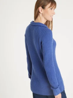 Femme Daxon Pull à col camionneur zippé