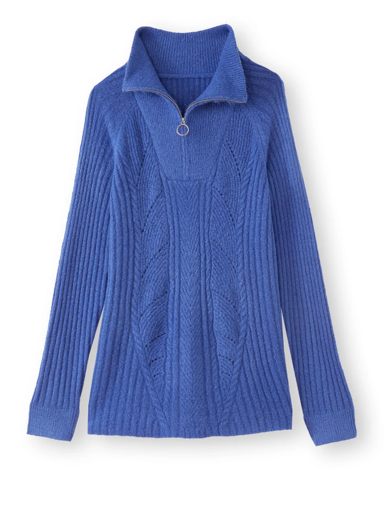 Femme Daxon Pull à col camionneur zippé