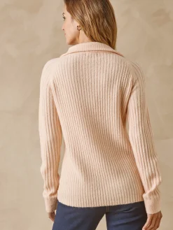 Femme Daxon Pull à col camionneur zippé