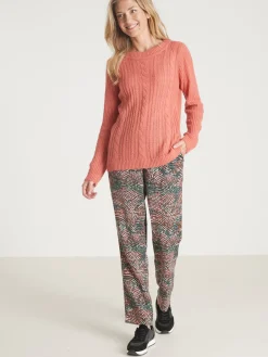 Femme Daxon Pull torsadé forme loose