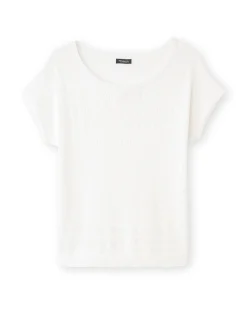 Femme Daxon Pull ajouré manches T