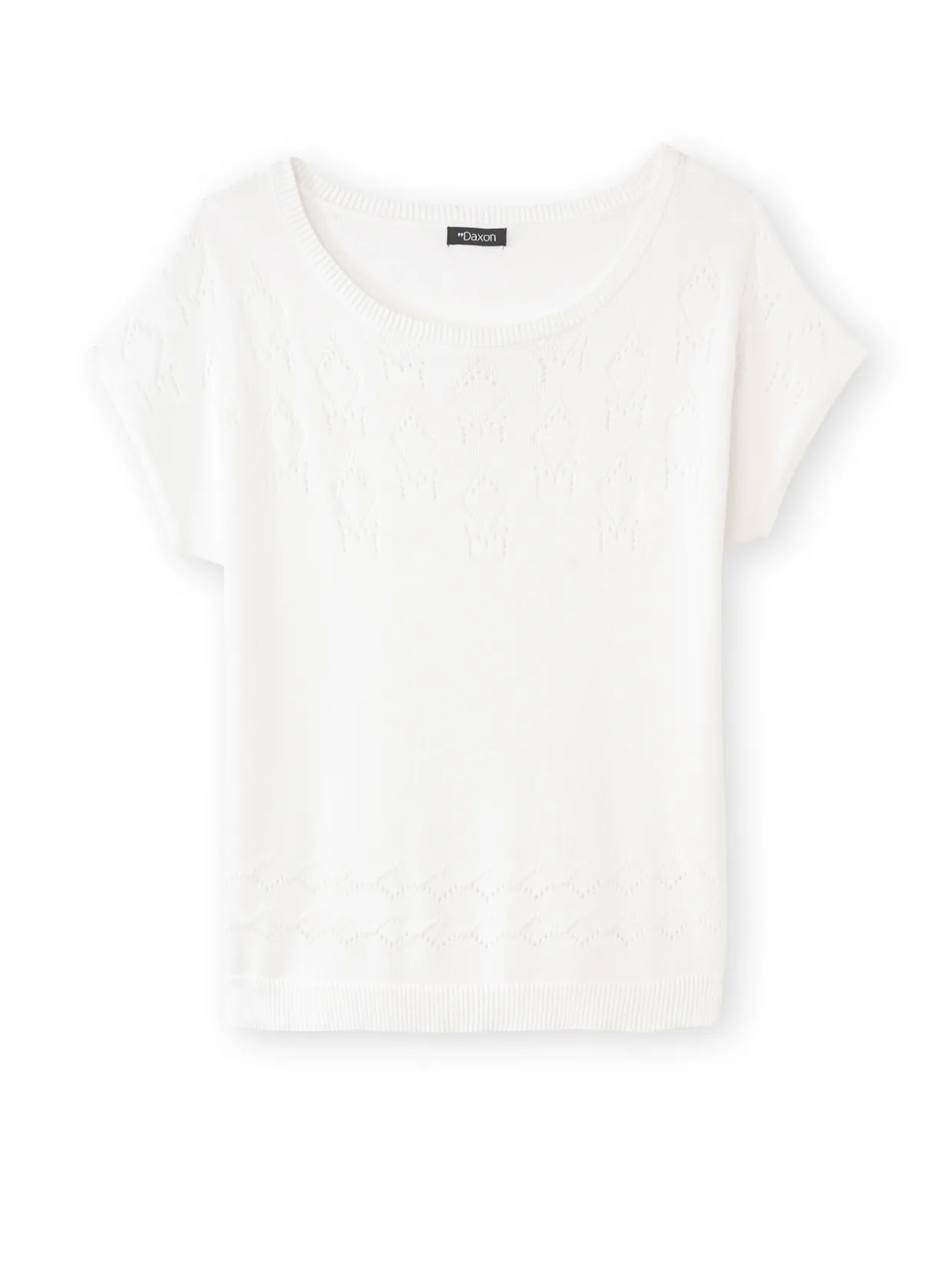 Femme Daxon Pull ajouré manches T